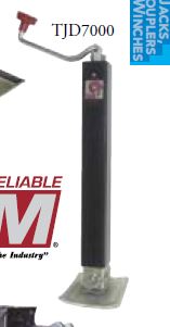 8K Jack (TW) - Bulldog, 8K Top Wind Jack w/Drop Foot - 15" Drop